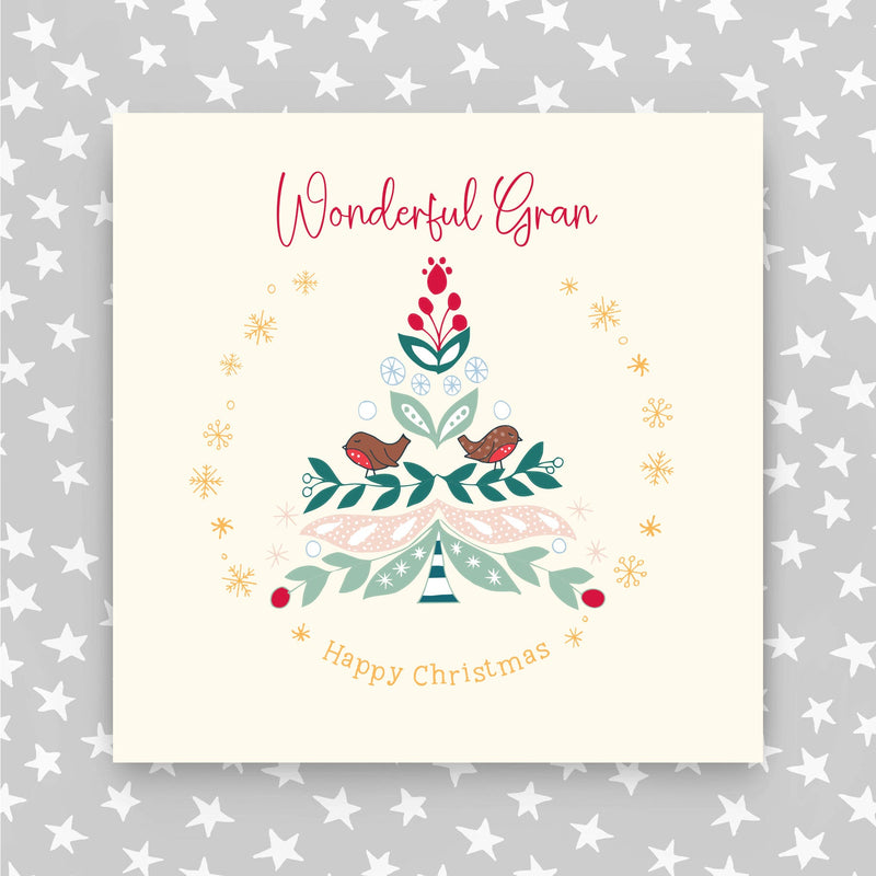 Wonderful Gran Christmas Card (XGR96)