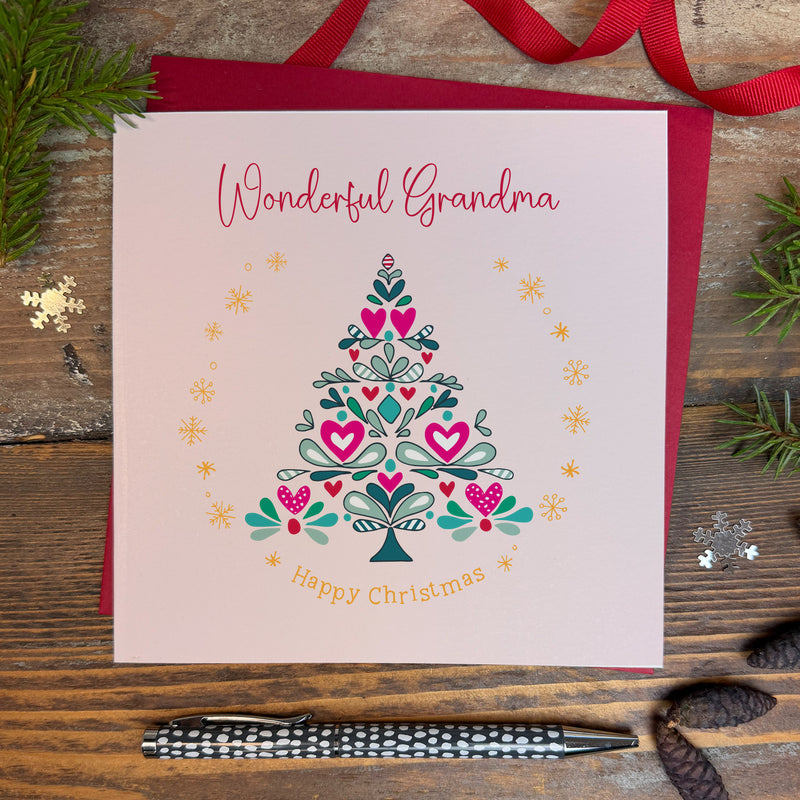 Wonderful Grandma Christmas Card (XGR97)