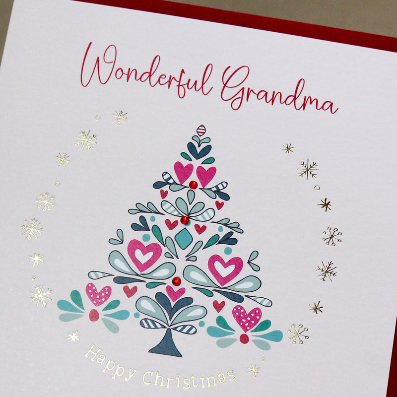 Wonderful Grandma Christmas Card (XGR97)