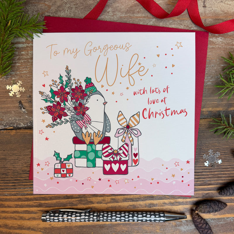Gorgeous Wife Christmas Card (XMA03)