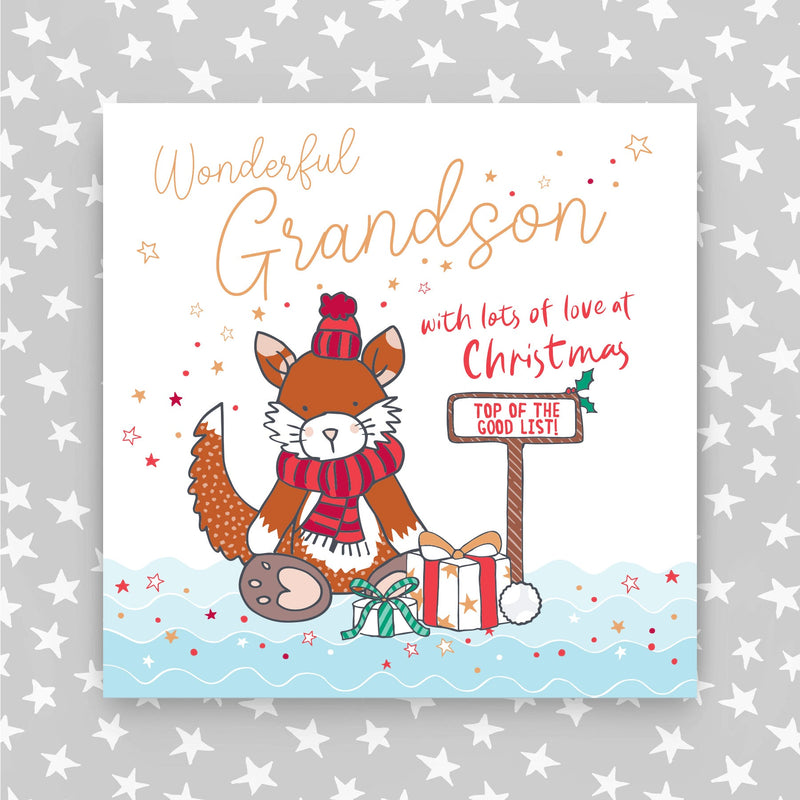 Wonderful Grandson Christmas Card (XMA06)