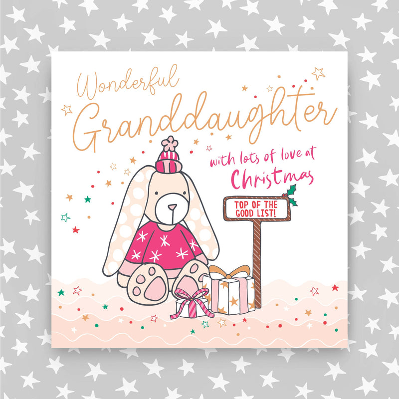 Wonderful Granddaughter Christmas Card (XMA07)