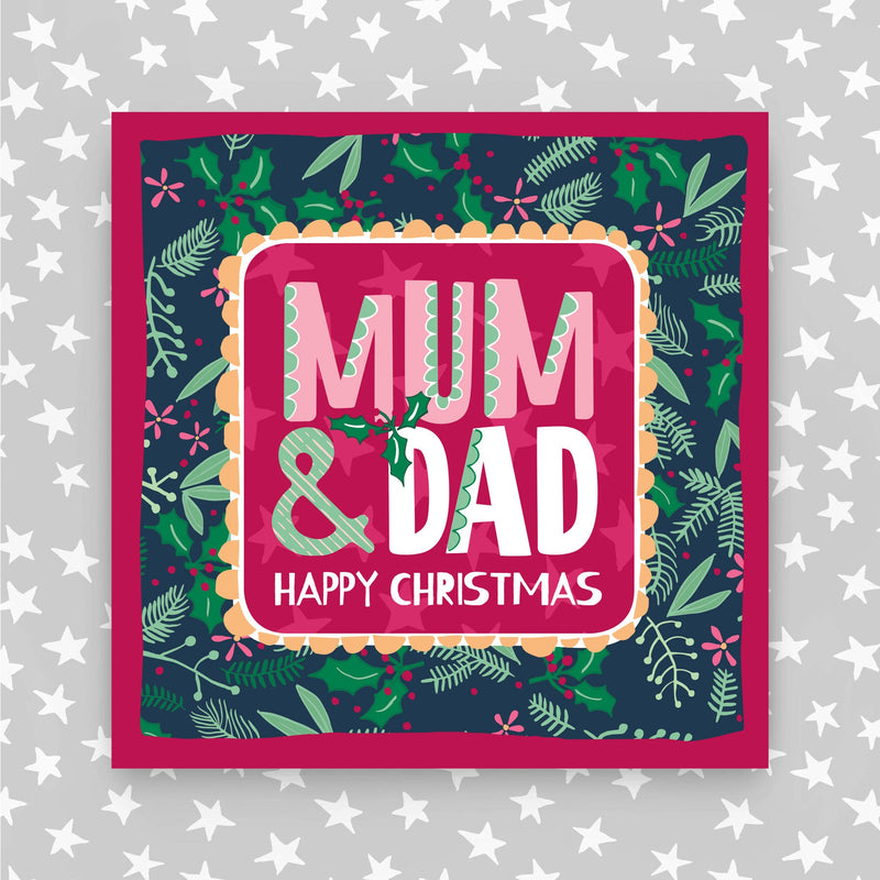 Mum & Dad Christmas Card (XTF01)