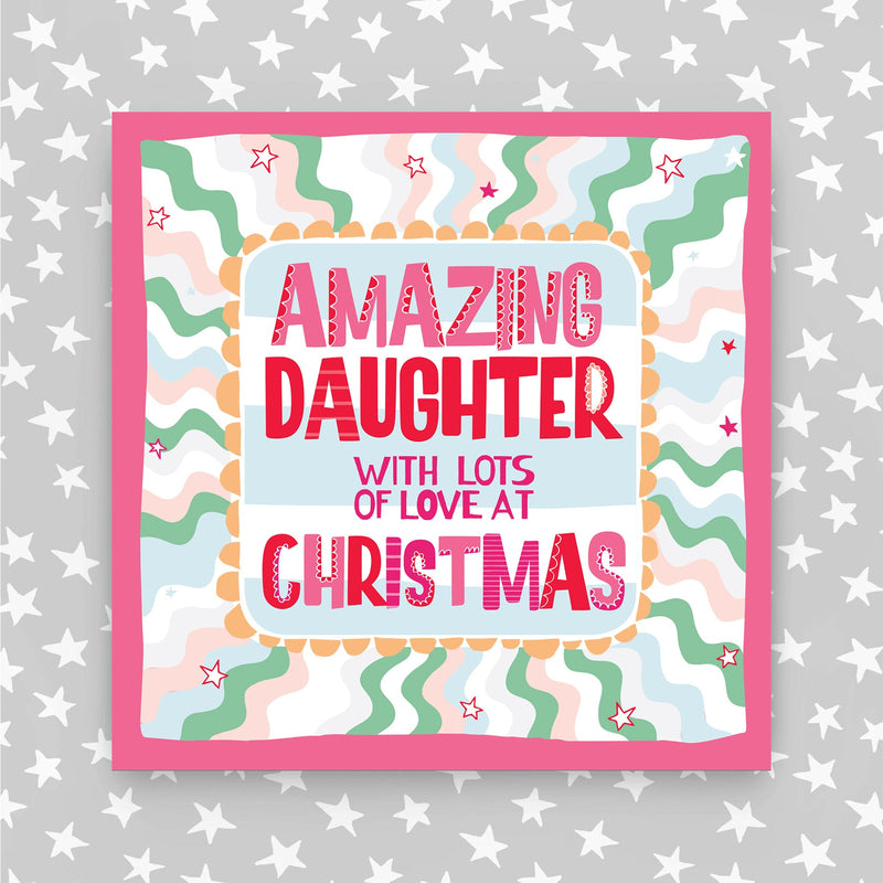 Amazing Daughter Christmas Card (XTF07)