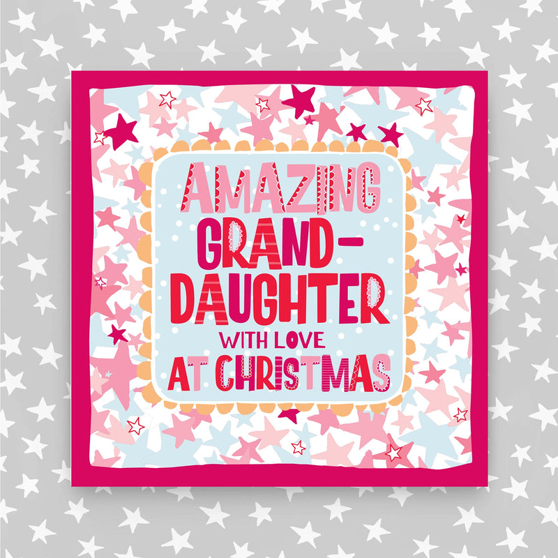 Amazing Granddaughter Christmas Card (XTF09)