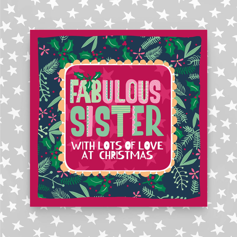 Fabulous Sister Christmas Card (XTF11)