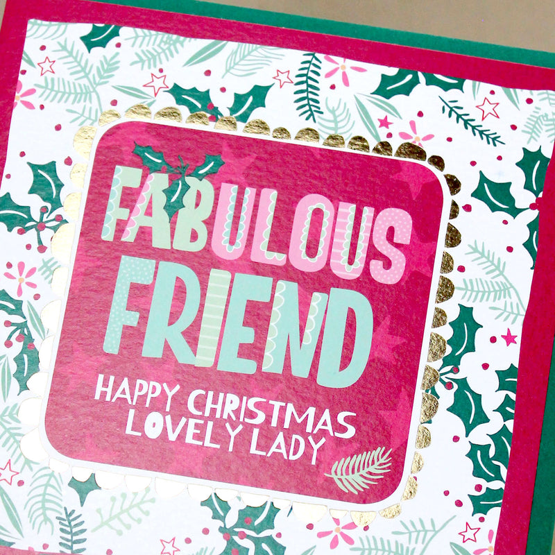Fabulous Friend Christmas Card (XTF23)