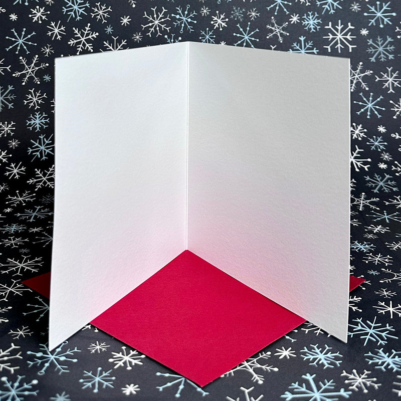 Thinking Of You Christmas Card with Dainty 925 Sterling Silver Beaded Chain Bracelet