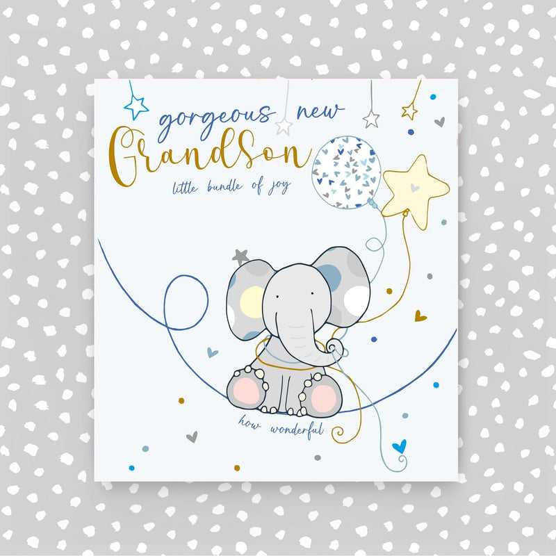 Gorgeous New Grandson card (A61)