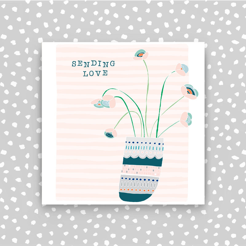 Sending Love thinking of you card (BG29 - Available as a single card or pack of 4)