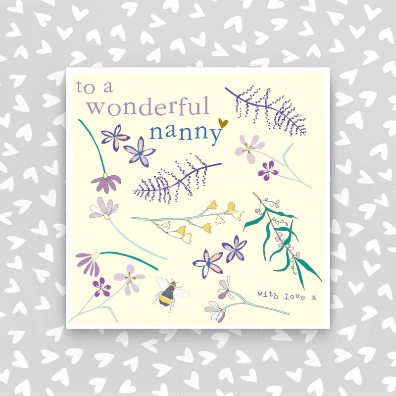 To a wonderful Nanny card (CB133)