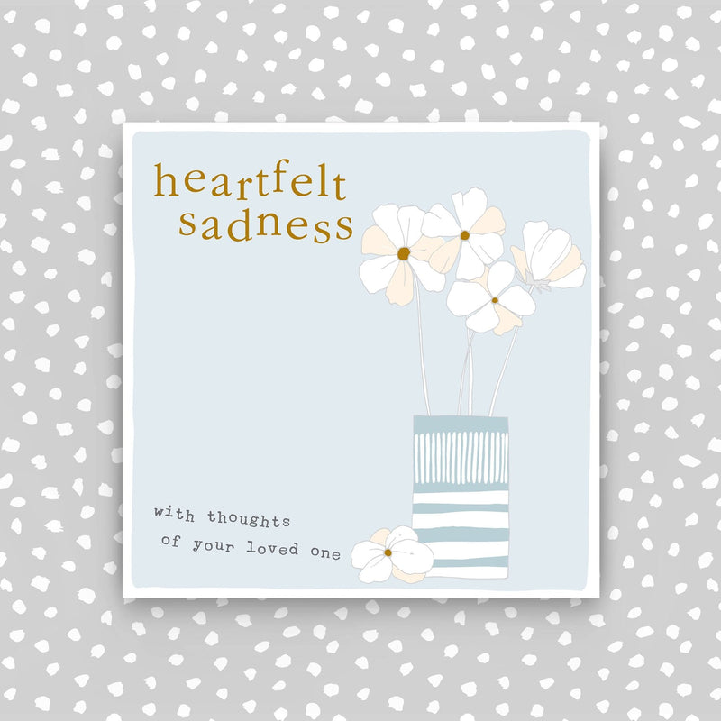 Heartfelt sadness card - with thoughts of your loved one (CB141)