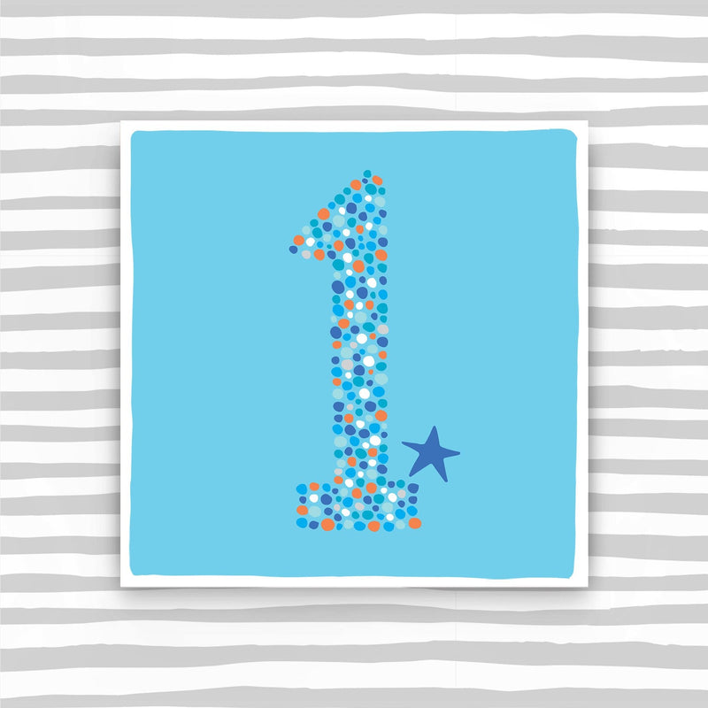 1st Birthday Card - Boy  (CB74)