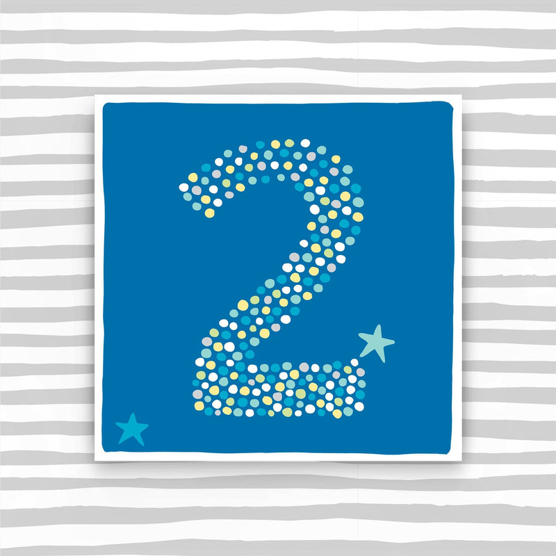 2nd Birthday Card - Boy (CB75)