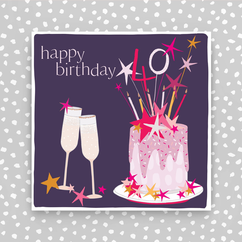 40th Birthday Card (FB173)