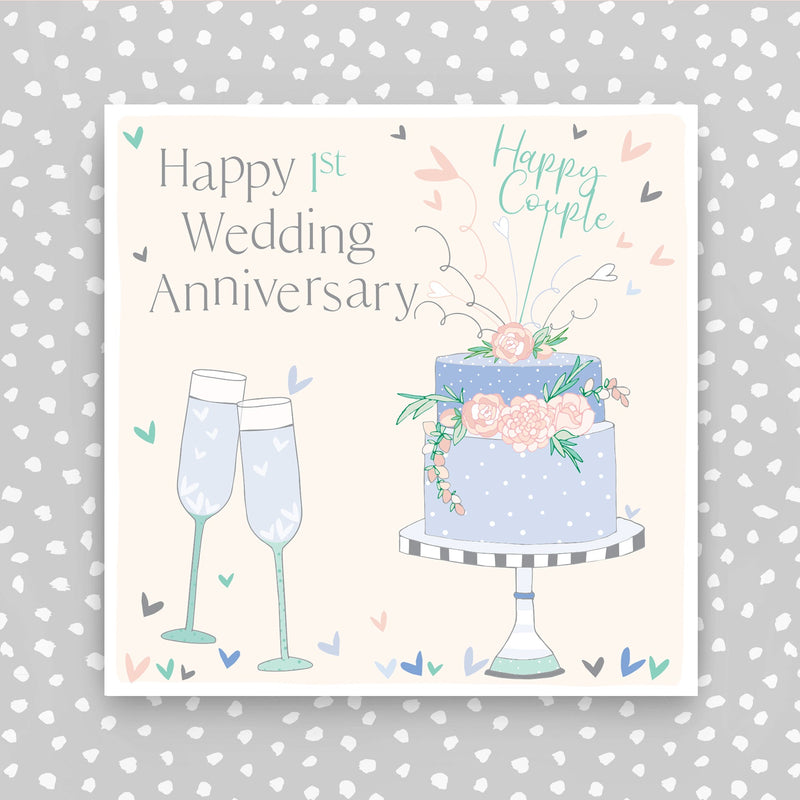 1st Wedding Anniversary Card (FB197)