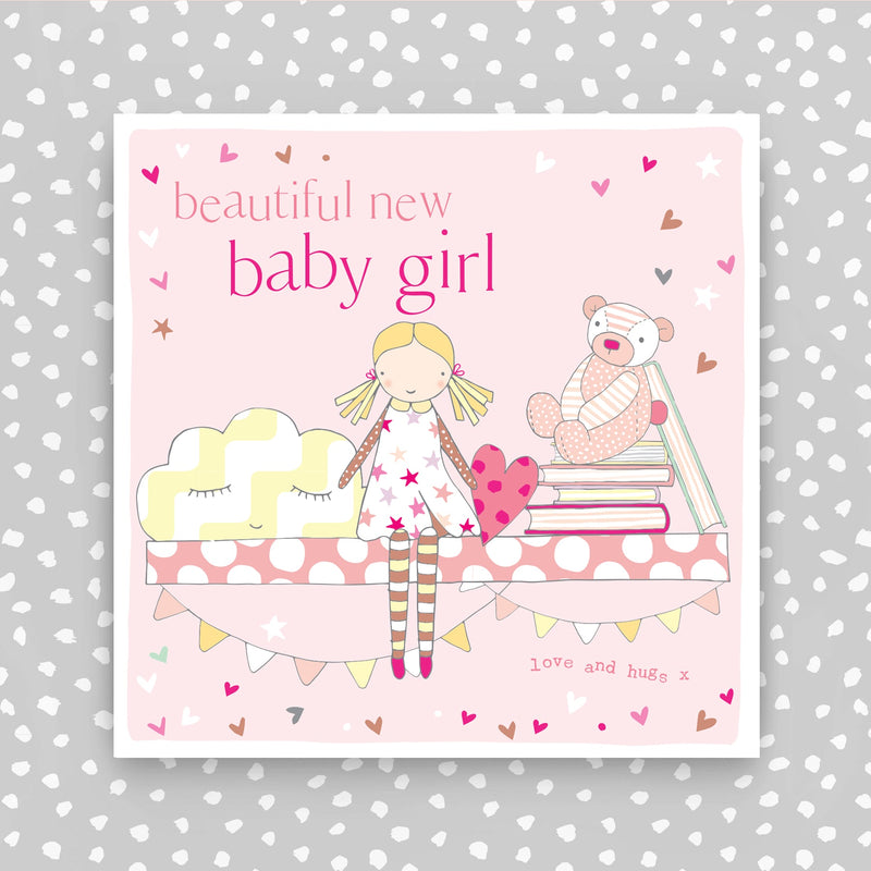 New Baby Girl Card (FB204)