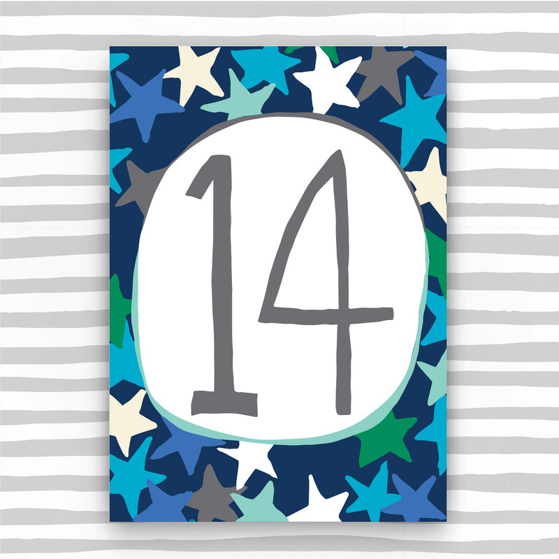 Boy Aged 14 Card (HB14)