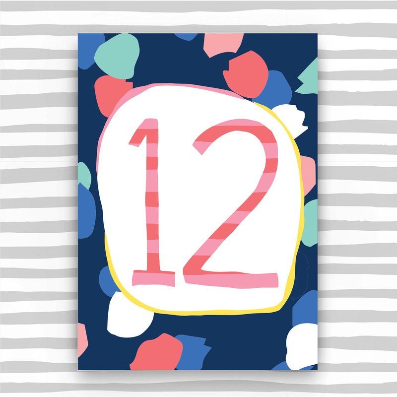 Girl Aged 12 Card (HB28)