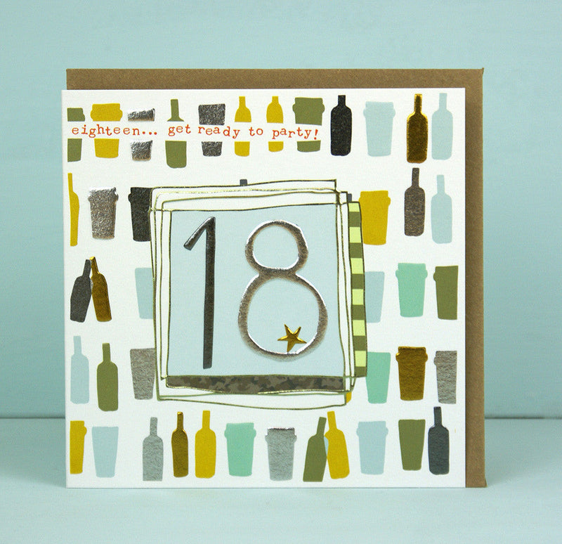 Male 18th Birthday Card (LF04)