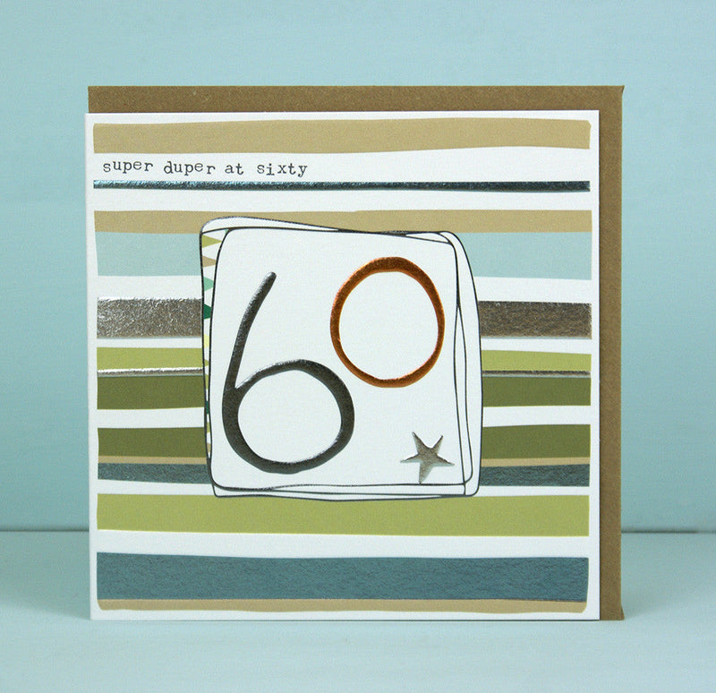 Male 60th Birthday Card (LF09)