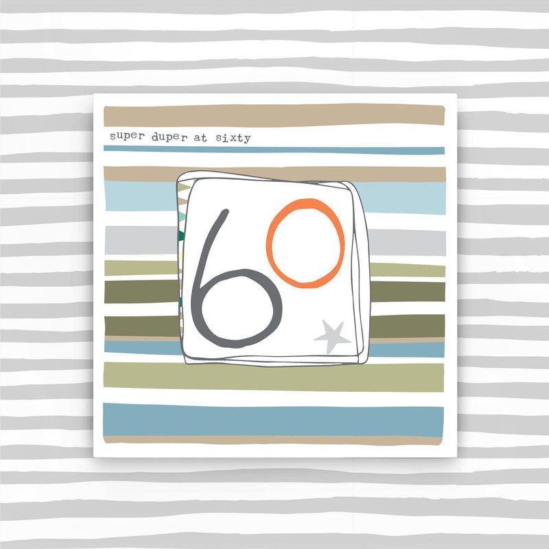 Male 60th Birthday Card (LF09)