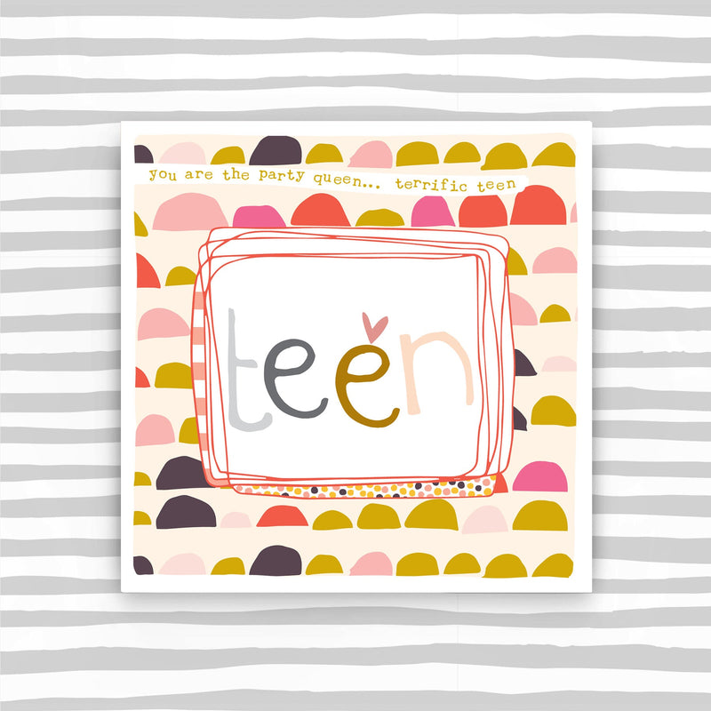 Girl teen Birthday Card (LF12)