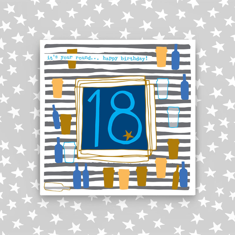 Male 18th Birthday Card (LF90)