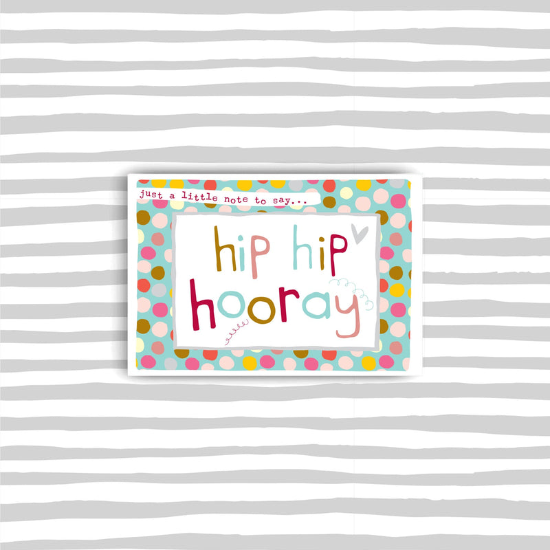 Mini Card - Hip Hip Hooray - Girl (MP23)
