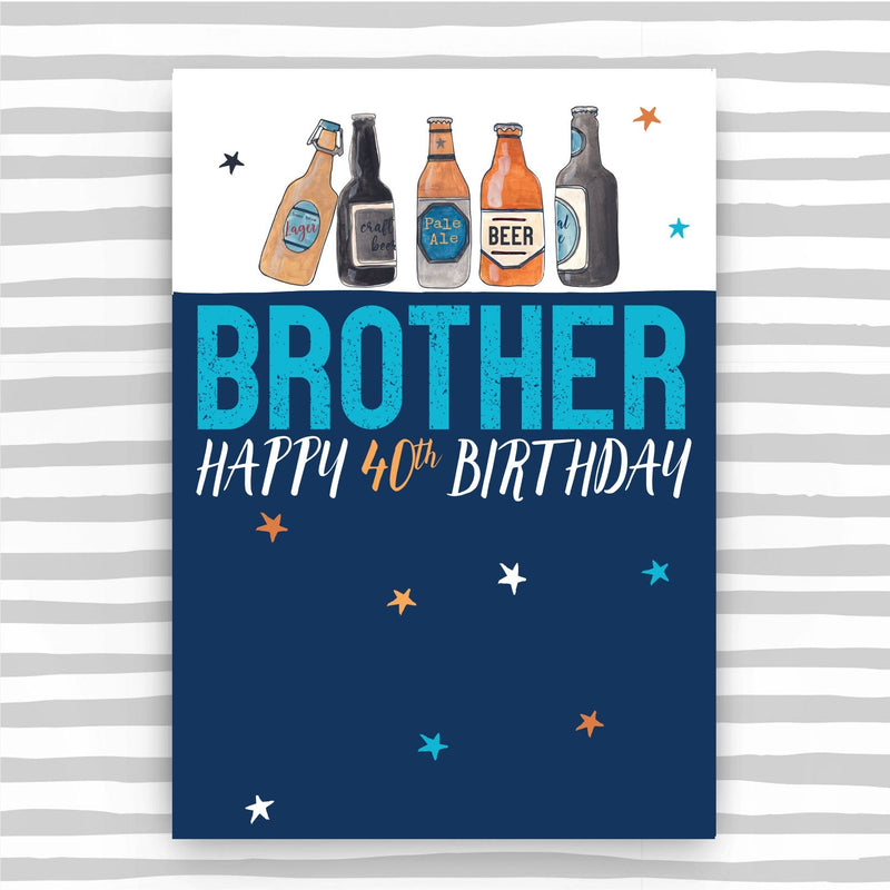 Brother 40th Birthday Card (NSS37)