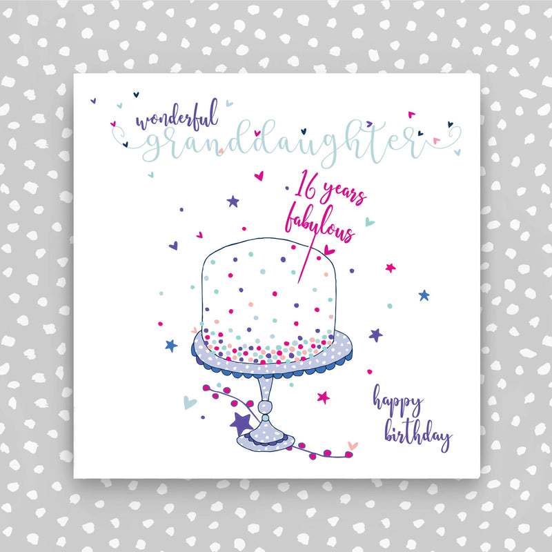 Granddaughter Age 16th Birthday Card (NTJ02)