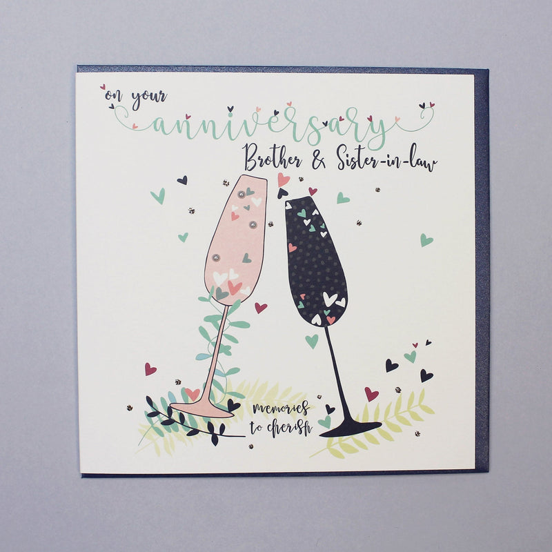 Brother and Sister-in-law Anniversary card (NTJ134)