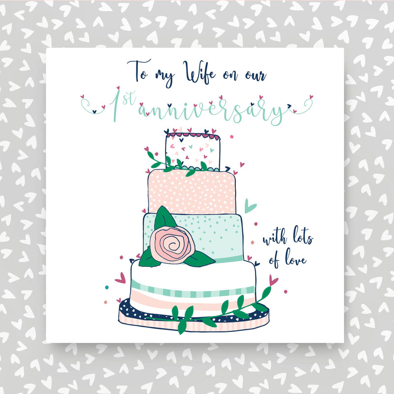 Wife First Anniversary Card (NTJ154)