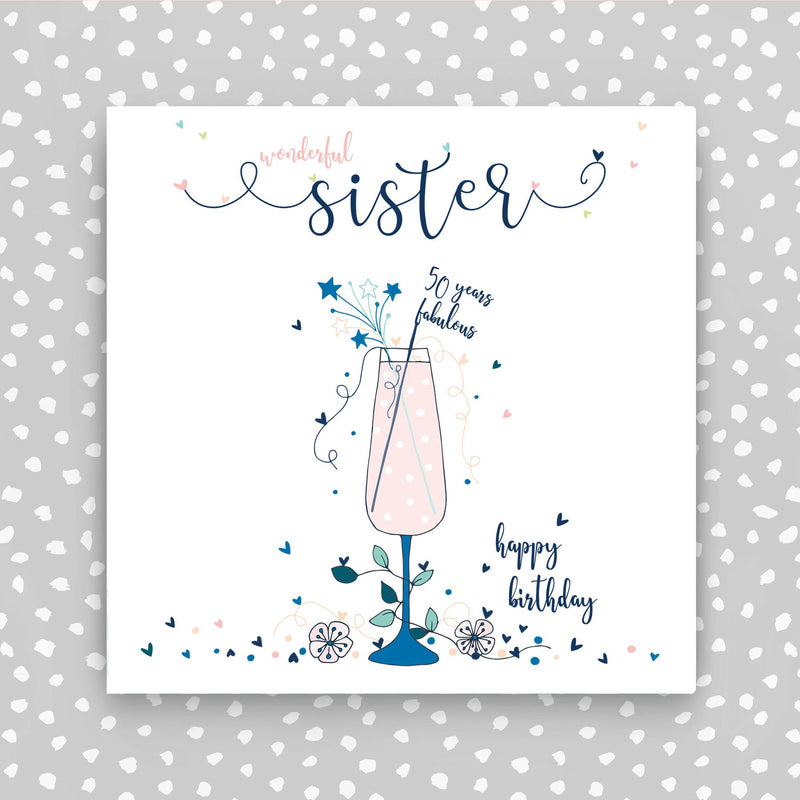 Sister 50th Birthday Card (NTJ18)