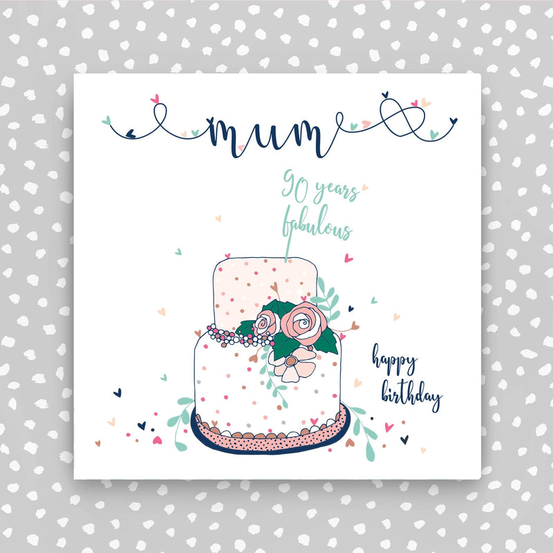 Mum 90th Birthday Card (NTJ29)
