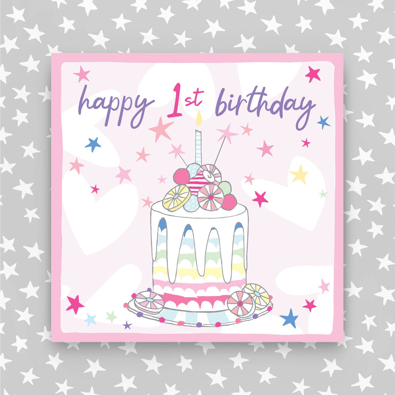 1st Birthday Card Girl (PH19)