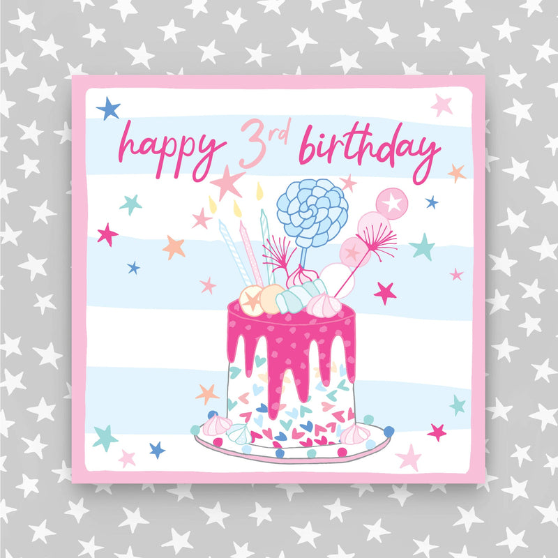 3rd Birthday Card Girl (PH21)