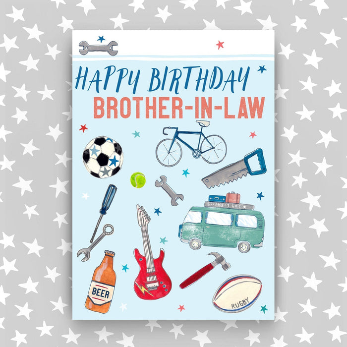 Happy Birthday Card- Brother-in-law  (SS56)