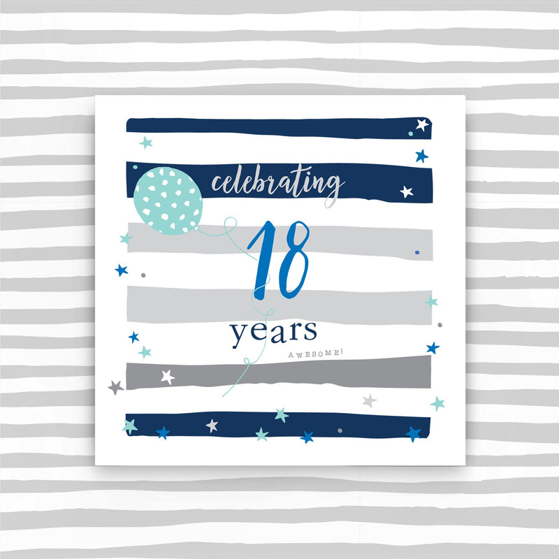 18th Birthday Card - male (TC18)