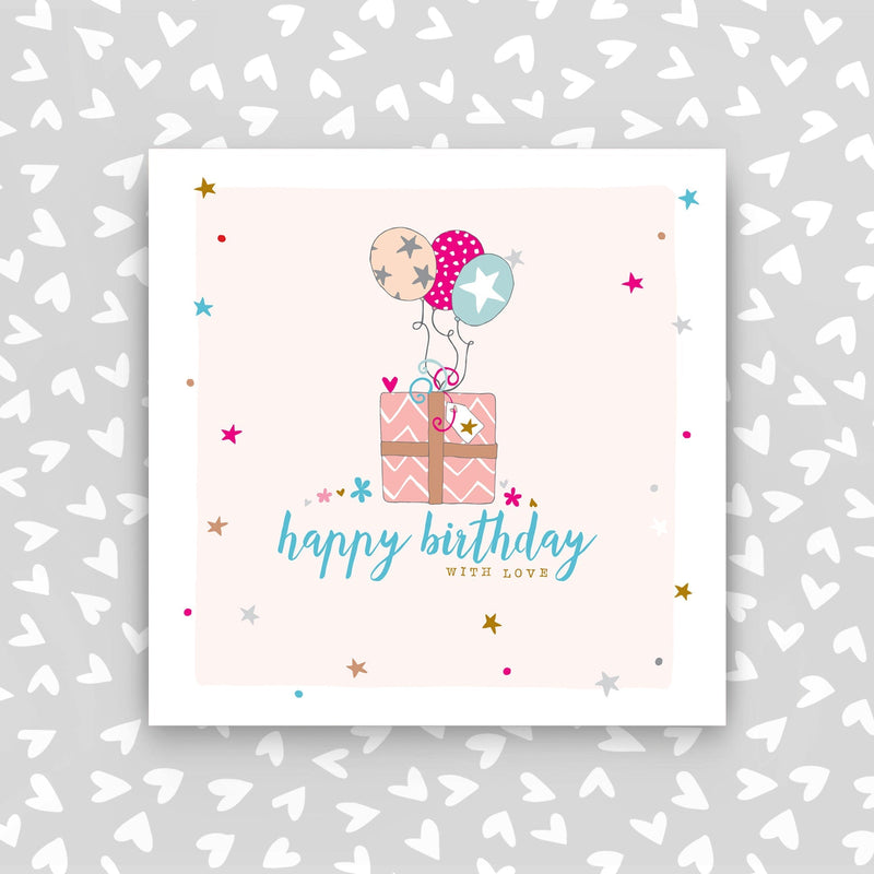 Happy Birthday - Present and balloons (TC57)
