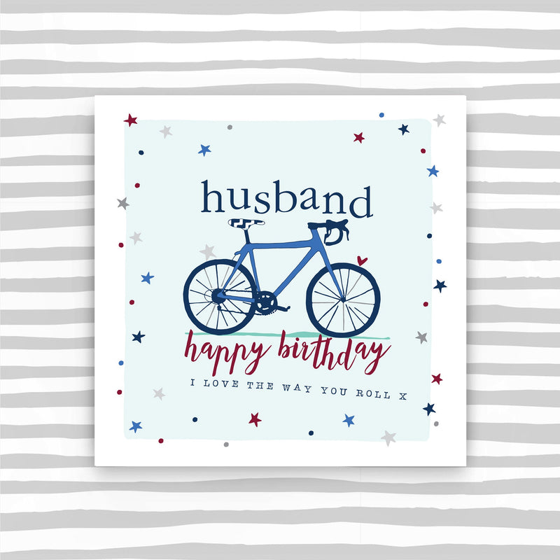 Husband, Cycling Birthday Card (TC73)
