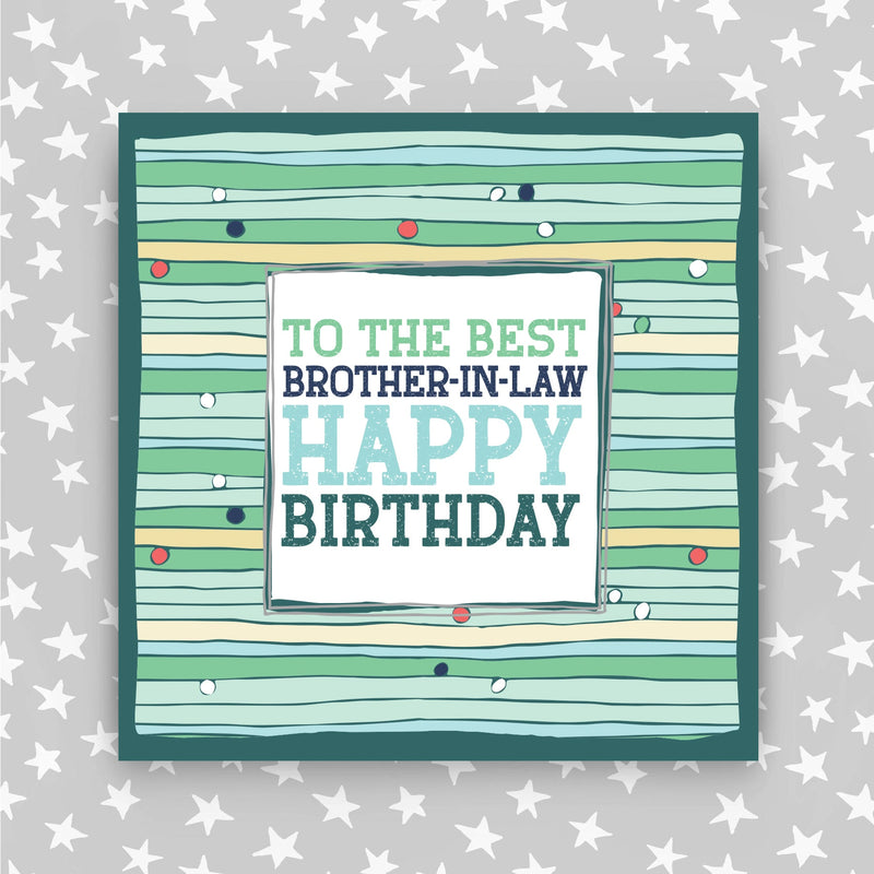 Happy Birthday Card - To the best Brother-in-law (TF99)