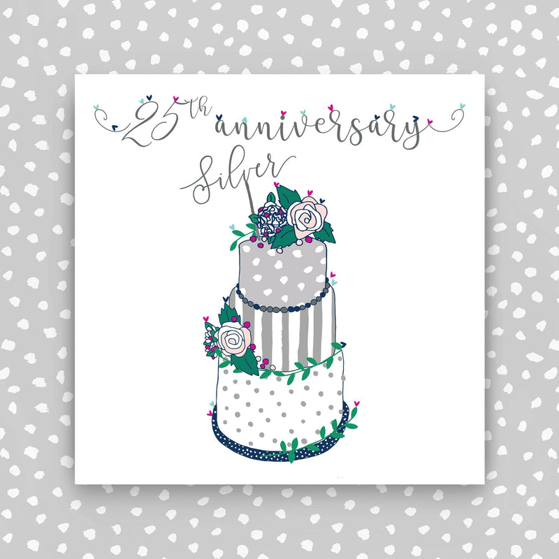 25th Wedding Anniversary Card (TJ29)