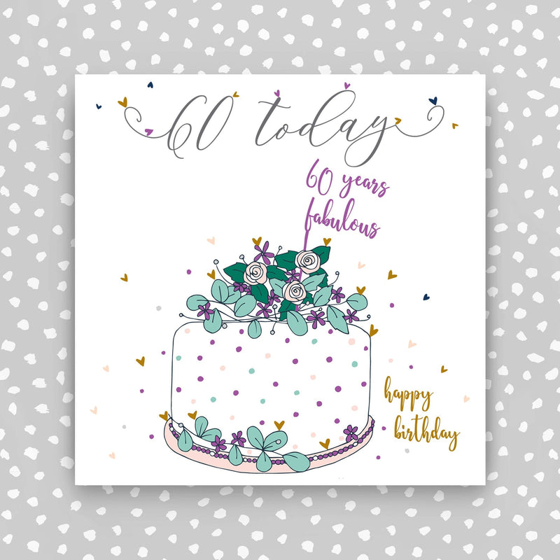 Happy Birthday Card Sixty Today (TJ45)