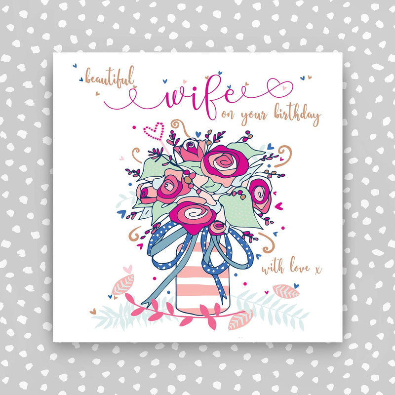 Happy Birthday Card - Wife (TJ50)