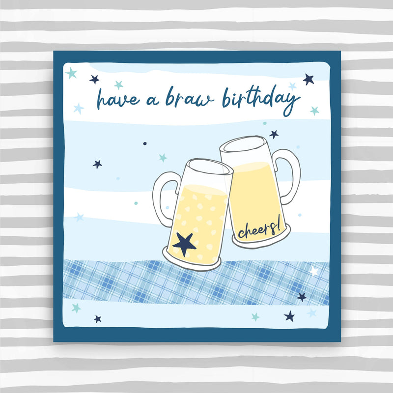 Scottish - have a braw birthday (W45)