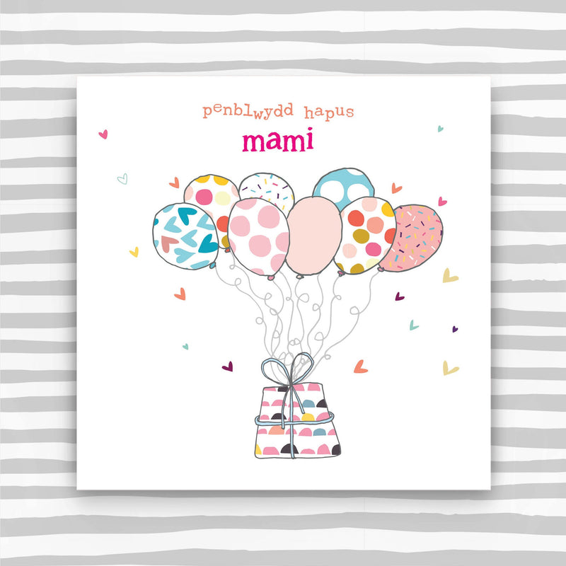 Penblwydd Hapus Mami (Happy Birthday Mummy) (WHT25)