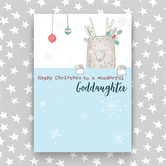 Christmas Card - Goddaughter (XSS44)